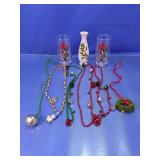 (8) Coca-Cola Christmas Glass & Decor Set