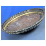 Pierced Metal Serving Tray