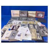 Vintage Sepia & B&W Photo Lot