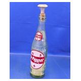 (1) Dr Pepper Glass Bottle w/ Dispenser