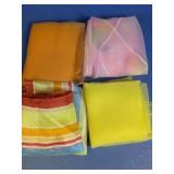 (4) Assorted Sheer Fashion Scarves