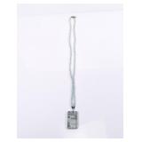 Light Green Beaded Pendant Necklace