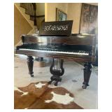 Antique John Broadwood & Sons Baby Grand Piano