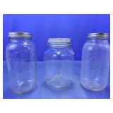 Mason Jars & Clamp Lid Jar Lot
