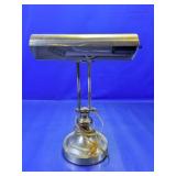 Vintage Brass-Finish Twin-Arm Piano Desk Lamp