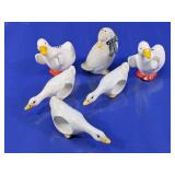 Ceramic Duck Figurines With Open Centers