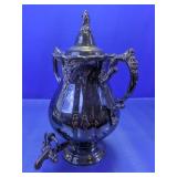 Silver-Tone Samovar Urn w Spigot
