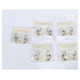(5) Designer Collection Pearl Earrings
