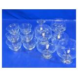 Clear Glass Dessert Cups & Goblets