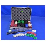 Aluminum Case Poker Chip Set with Accessories