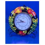 ACK Ceramic Fruit Themed Wall/Table Clock