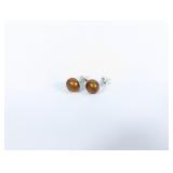 925 Sterling Silver Bronze Freshwater Pearl