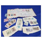 (1) South Korea Postage Stamps & Airmail Cover