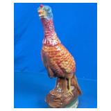 Wild Turkey Bourbon Ceramic Figural Decanter
