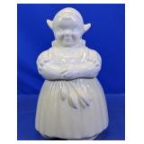 Ceramic Girl Figure Cookie Jar