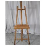 (1) Wooden Adjustable Artist Easel