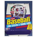 1988 Fleer Baseball Cards & Sticker Box