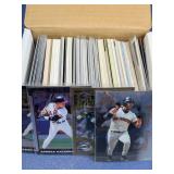 Mixed MLB Trading Card Lot in Storage Box