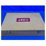 LEGO Wooden Storage Case with Bricks