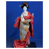 Vintage Japanese Geisha & Kabuki Doll Set