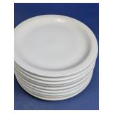 Plain White Ceramic Dinner Plates