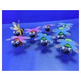 Handmade Dragonfly & Bee Craft Figurines