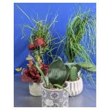 Artificial Plants in Decorative Pots