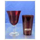 Ruby Red Beefeater & Home Essentials Glassware