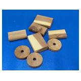 Cedar Wood Moth Repellent Blocks & Rings