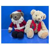 Plush Teddy Bears Santa & Vest Outfit
