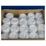 White Disposable Cup Lids for 9/10 oz Cups