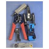 Assorted Network Cable Crimping and Stripping