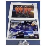 NASA STS-135 Posters & Pins Lot