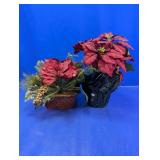 Red Poinsettia Plant Arrangements