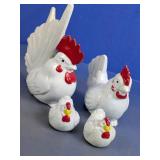 Ceramic Chicken & Rooster Kitchen Dï¿½cor Lot