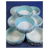 Turquoise Ceramic Decorative Bowls