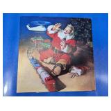 Santa Coca-Cola Canvas Wall Art