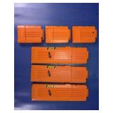 Nerf 18-Round Orange Dart Magazines Lot