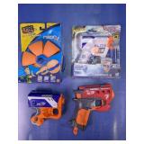 Toy Foam Blasters & Disc Ball Game Lot
