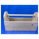 Wooden Tool Tote with Dowel Handle