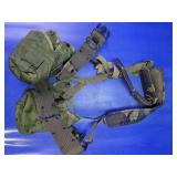 Military-Style Fur-Lined Hood Harness