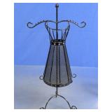 Metal Dress Form Jewelry Stand
