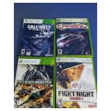 (4)Popular Xbox 360 Games Lot