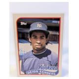 ROOKIE CARD 1989 TOPPS TRADED DEION SANDERS