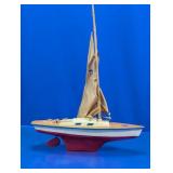 Vintage Model Sailboat