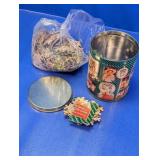 Coca-Cola Metal Tin w/ Jigsaw Puzzle