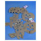 Metal Halloween Cutout Decor Pieces