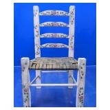 (1) Hand-Painted Wooden Chair