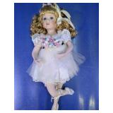 (1) Porcelain Ballerina Doll