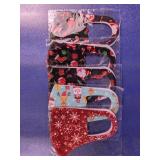 (5) Assorted Christmas Face Masks